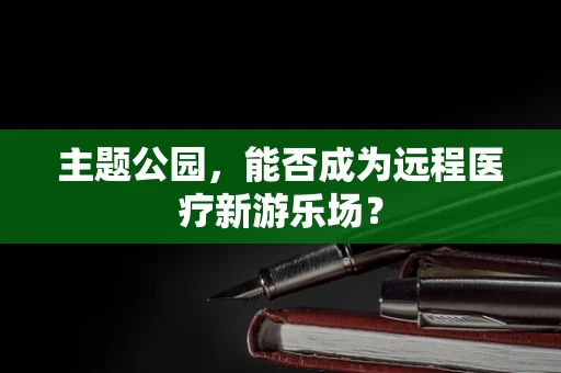 主题公园，能否成为远程医疗新游乐场？