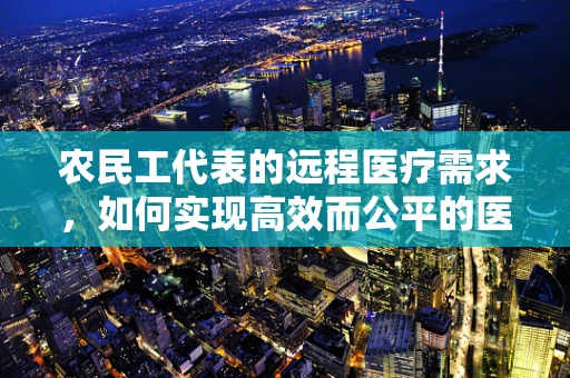 农民工代表的远程医疗需求，如何实现高效而公平的医疗服务？