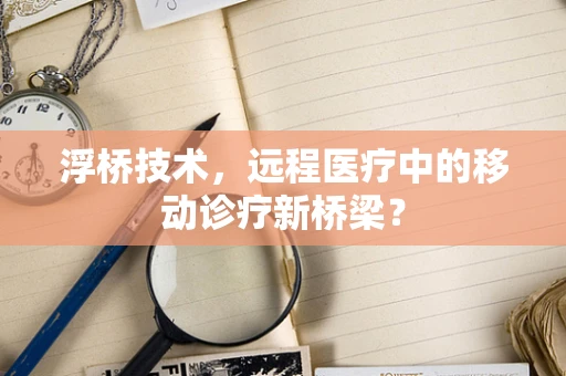 浮桥技术，远程医疗中的移动诊疗新桥梁？
