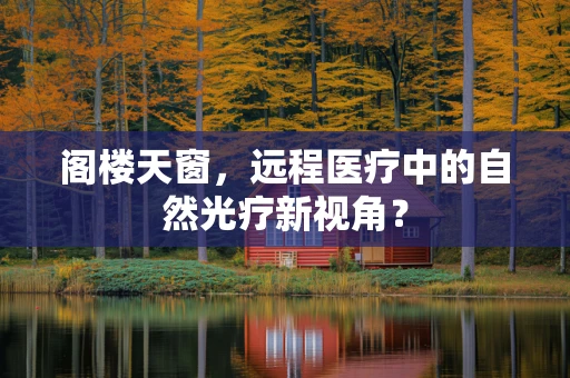 阁楼天窗，远程医疗中的自然光疗新视角？