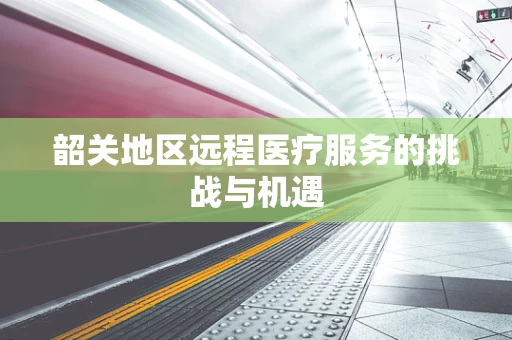 韶关地区远程医疗服务的挑战与机遇