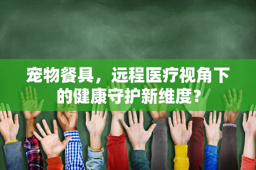 宠物餐具，远程医疗视角下的健康守护新维度？