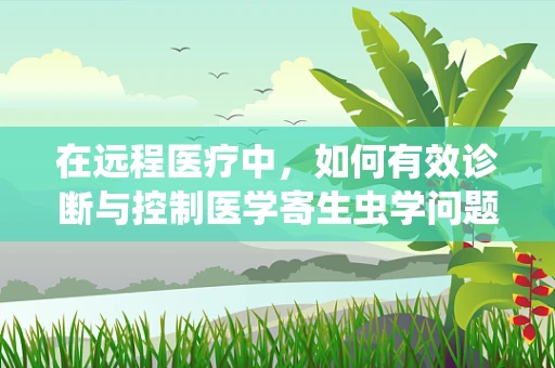 在远程医疗中，如何有效诊断与控制医学寄生虫学问题？