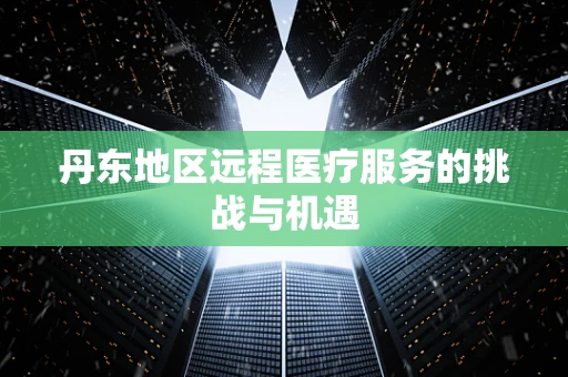 丹东地区远程医疗服务的挑战与机遇