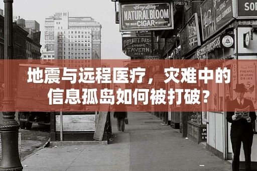 地震与远程医疗，灾难中的信息孤岛如何被打破？