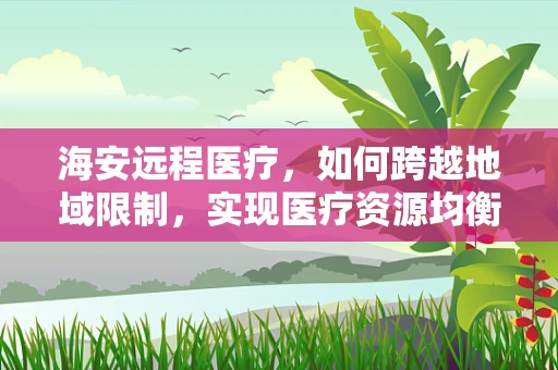 海安远程医疗，如何跨越地域限制，实现医疗资源均衡？