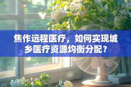 焦作远程医疗，如何实现城乡医疗资源均衡分配？