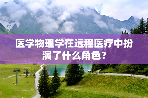 医学物理学在远程医疗中扮演了什么角色？