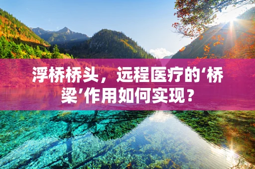 浮桥桥头，远程医疗的‘桥梁’作用如何实现？