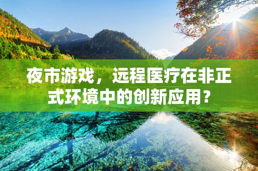 夜市游戏，远程医疗在非正式环境中的创新应用？